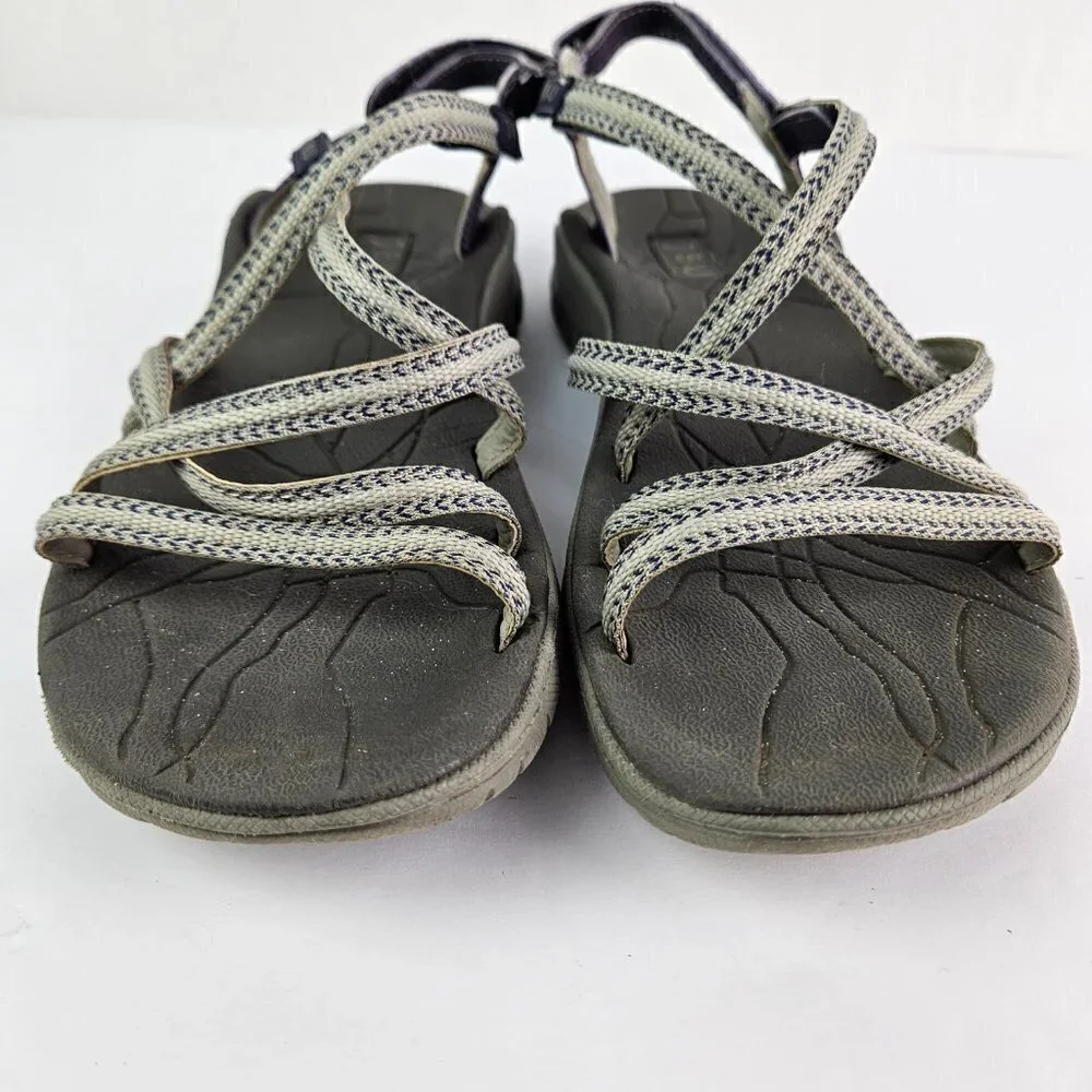 JBU by Jambu Adventure On Hypergrip Gray Adjustable Strap River Sandal 8
